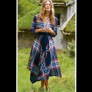 Anthropologie - Isabella Sinclair Tartan Surplice